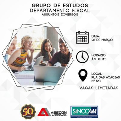 Grupo de estudos Departamento fiscal